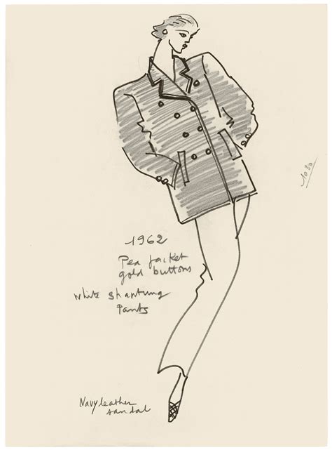 ysl iconic designs|yves saint laurent sketches.